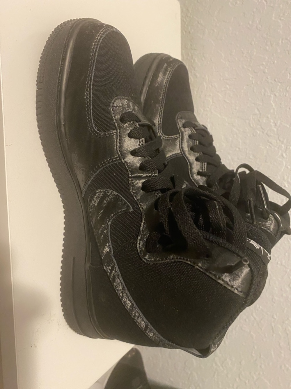 Nike Black High-Top Athletic Shoes